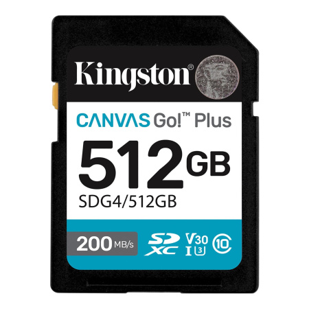 KINGSTON 512GB SDXC Canvas Go Plus Gen4 img 0