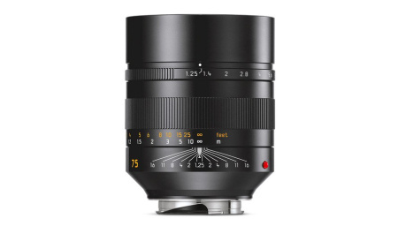 NOCTILUX-M 75 mm/ 1.25 ASPH melns img 0