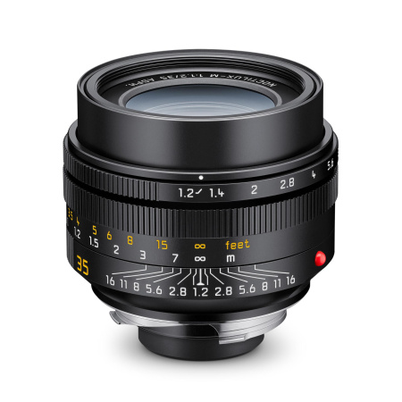 Leica Noctilux-M 35 f/1.2 ASPH., melns anodēts img 0