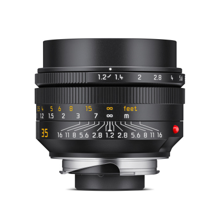 Leica Noctilux-M 35 f/1.2 ASPH., melns anodēts img 2