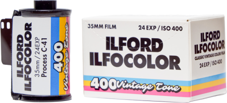 Ilford ILFOCOLOR 400 Vintage Tone 35mm, 24 kadri, fotofilma img 0