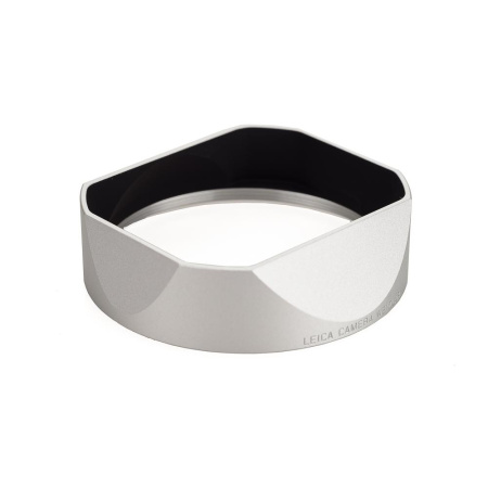 Lens hood for Leica Q and Q2, silver img 0