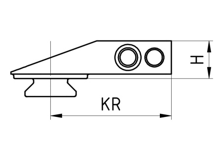 Rusan priekšējā kāja pivot stiprinajumam, H10 img 1