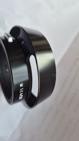 Leica saules blende vintāža priekš Summilux f/1.4, 50 mm, ar speciali veidotām lietošanas pēdām img 2