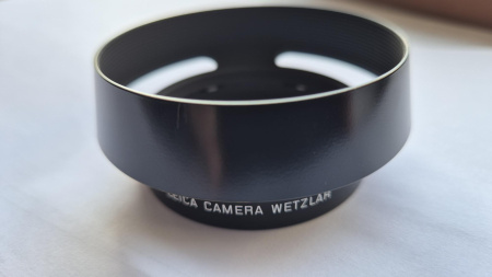Leica saules blende vintāža priekš Summilux f/1.4, 50 mm, ar speciali veidotām lietošanas pēdām img 0